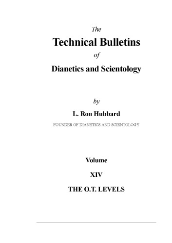 Scientology Operating Thetan Handbook