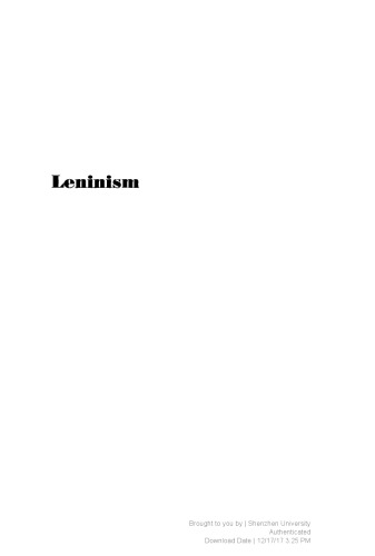 Leninism