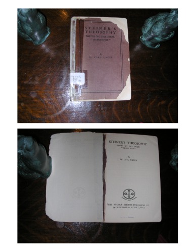 Steiner’s Theosophy: Notes on the Book 