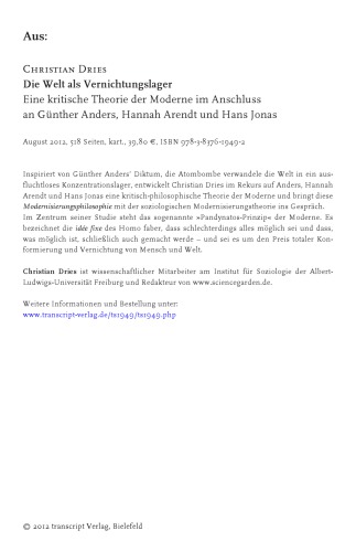 Die Welt als Vernichtungslager