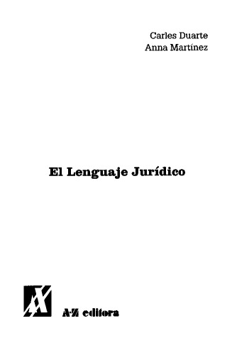 El Lenguaje Jurídico
