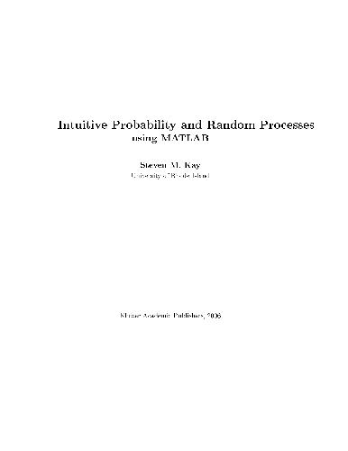 Intuitive Probability and Random Processes using Matlab