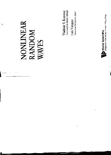 Nonlinear random waves (solitons)