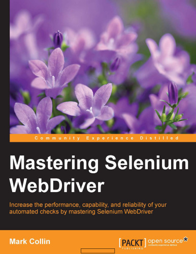 Mastering Selenium WebDriver