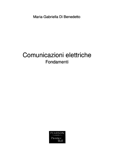 Comunicazioni Elettriche - Fondamenti