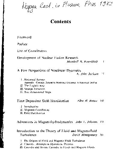 lecture in plasma physics