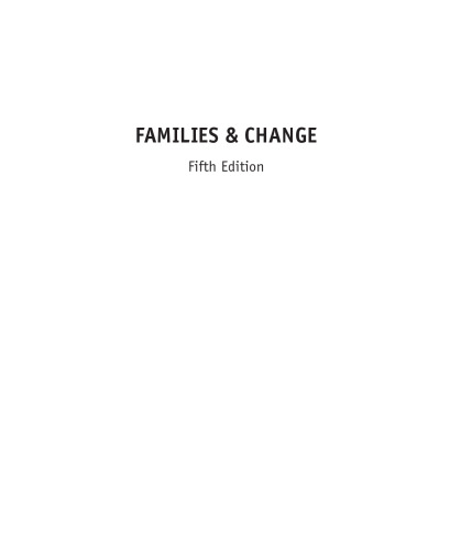 Families & Change: Coping With Stressful Events and Transitions