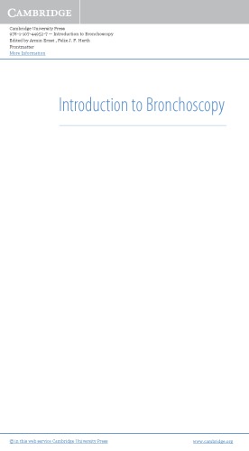 Introduction to Bronchoscopy