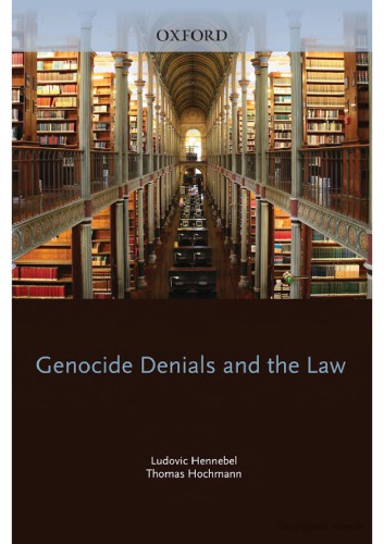 Genocide Denials and the Law