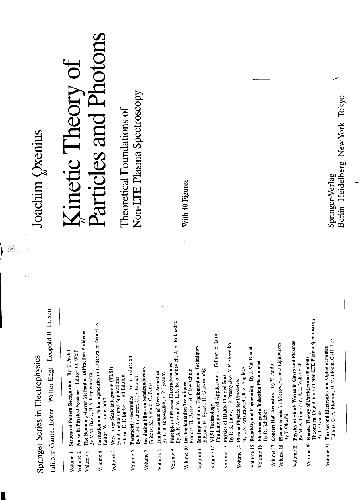 Kinetic theory of particles and photons