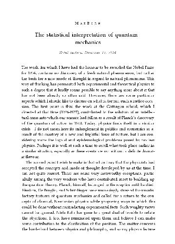 The statistical interpretations of quantum mechanics