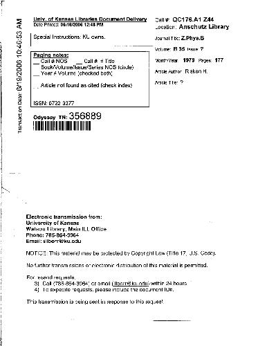 Low frequency limit Z