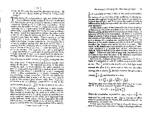 On the Aberration of Light