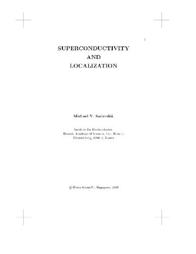 Superconductivity and Localization