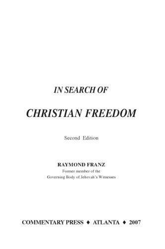 In Search of Christian Freedom