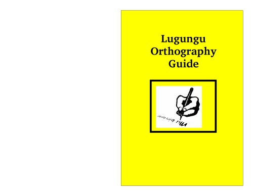 Lugungu Orthography Guide