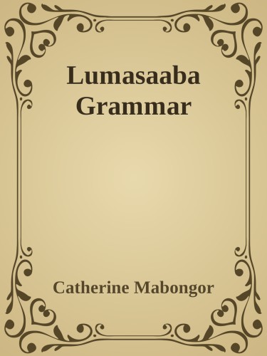 Lumasaaba Grammar