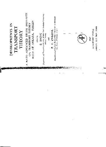 Developments in transport theory