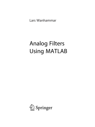 Analog Filters using MatLab