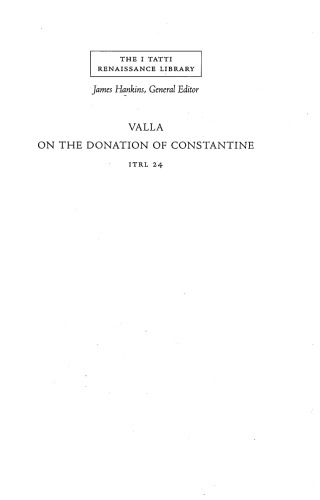On the Donation of Constantine