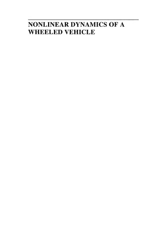 Nonlinear dynamics of a wheeled vehicle