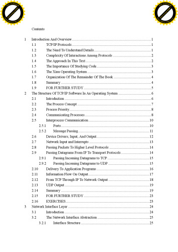 Internetworking with TCP/IP. vol. 2: Internals and Implementation