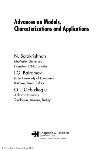 Advances on models, characterizations, and applications