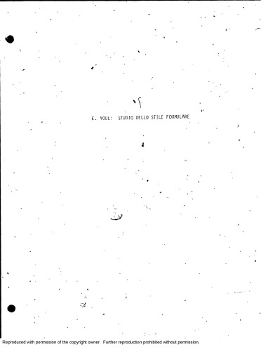 Studio dello stile formulare : le canzoni di gesta francesi ed il loro rifacimento franco-veneto
