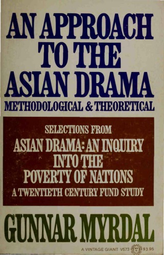 An Approach to the Asian Drama, Methodological and Theoretical