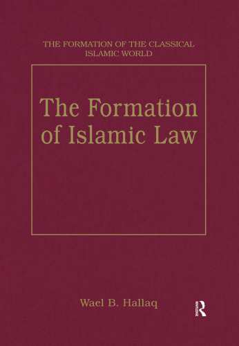 The Formation of Islamic Law