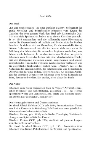 Sämtliche Werke Band 1: Die dunkle Nacht