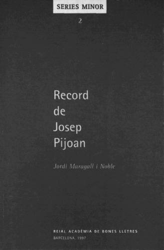 Record de Josep Pijoan