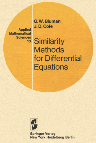Similary methods for differential equationsv