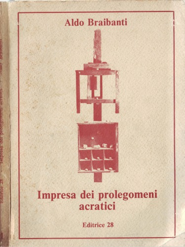 L’impresa dei prolegomeni acratici