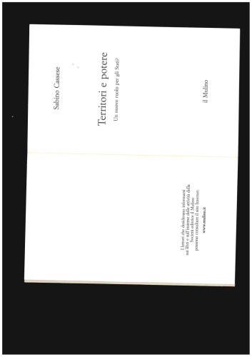 Territori e potere. Un nuovo ruolo per gli Stati?