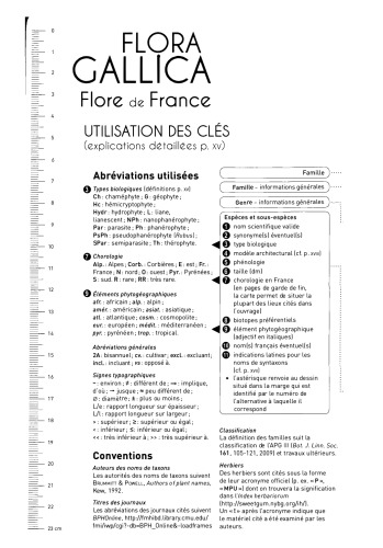 Flora Gallica : Flore de France