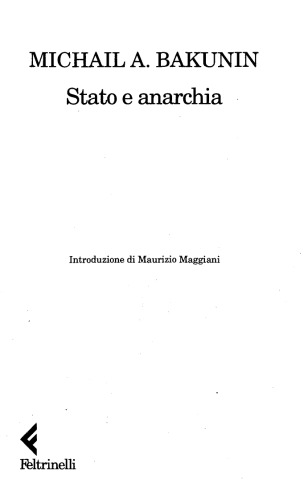 Stato e anarchia