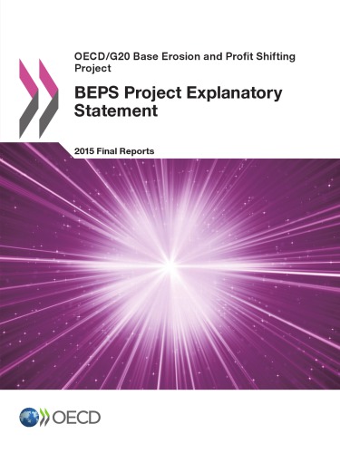 BEPS Project Explanatory Statement.