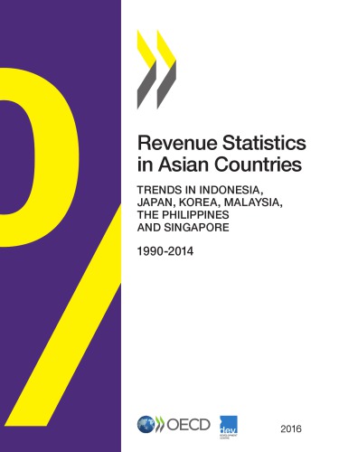 Revenue statistics in Asian countries 1990-2014 : trends in Indonesia, Japan, Korea, Malaysia, the Philippines and Singapore.