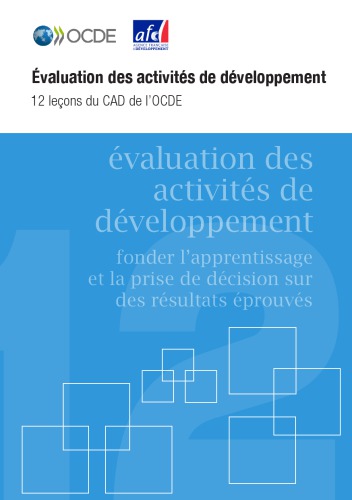 Evaluating Development Activities : Twelve Lessons from DAC Peer Reviews