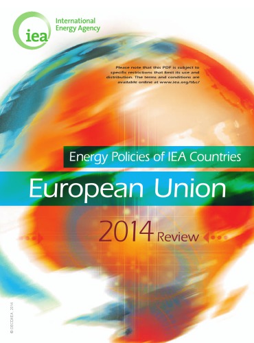 Energy Policies of IEA Countries : European Union 2014 Review.