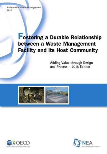 Fostering a Durable Relationship between a Waste Management Facility and its Host Community.