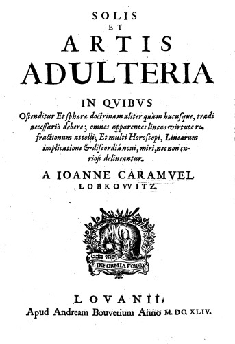 Solis et artisa adulteria