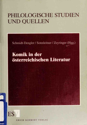 Komik in der österreichischen Literatur