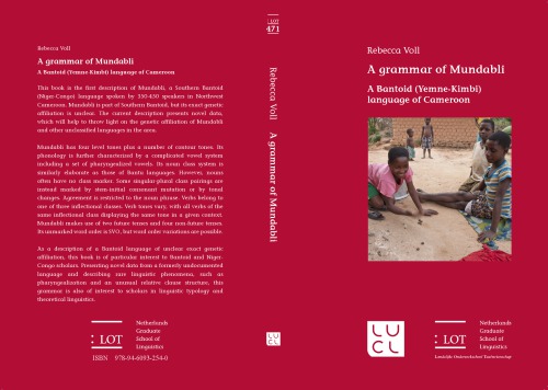 A grammar of Mundabli : a Bantoid (Yemne-Kimbi) language of Cameroon