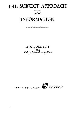 The subject approach to information(conservative)