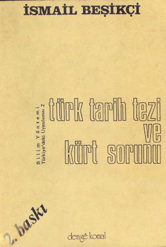 Türk Tarih Tezi Güneş Dil Teorisi ve Kürt Sorunu