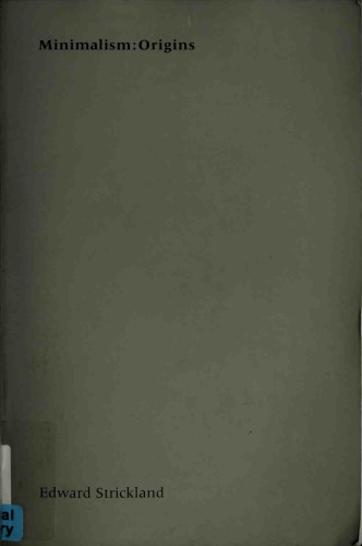 Minimalism: Origins