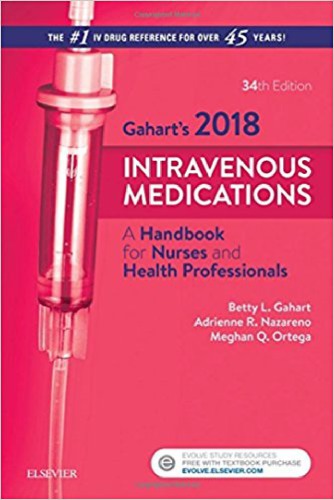 Gahart’s 2018 Intravenous Medications