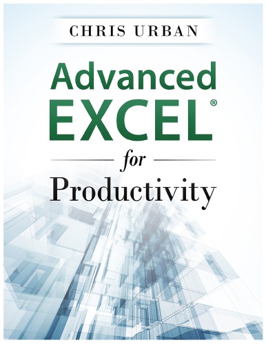 Advanced Excel for Productivity